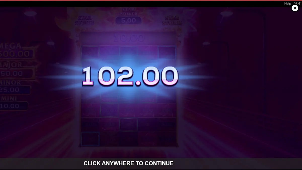Isang neon-lit na Japanese cityscape na may mga shuriken at cherry blossoms sa background ng Assassin Star slot.
